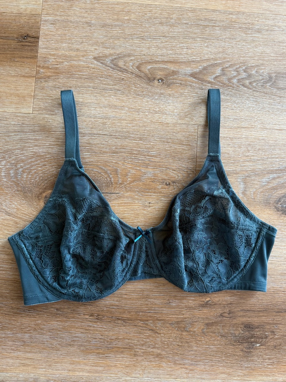 Teal Lace Bra
